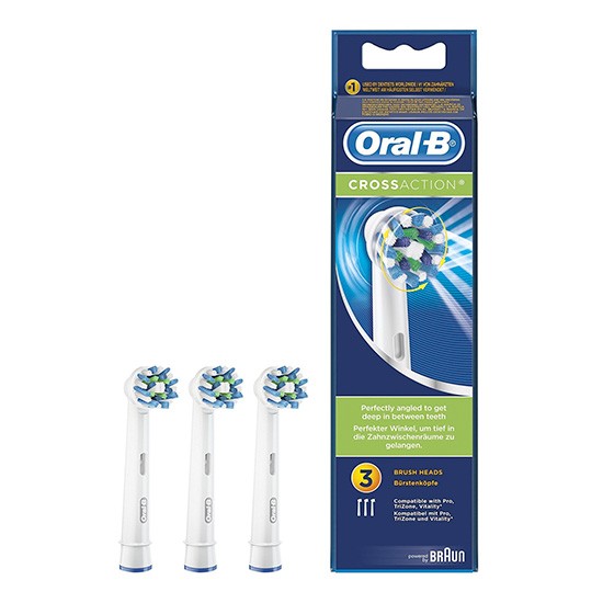 Pack Oral B recambios cross action 3 cabezales x2u