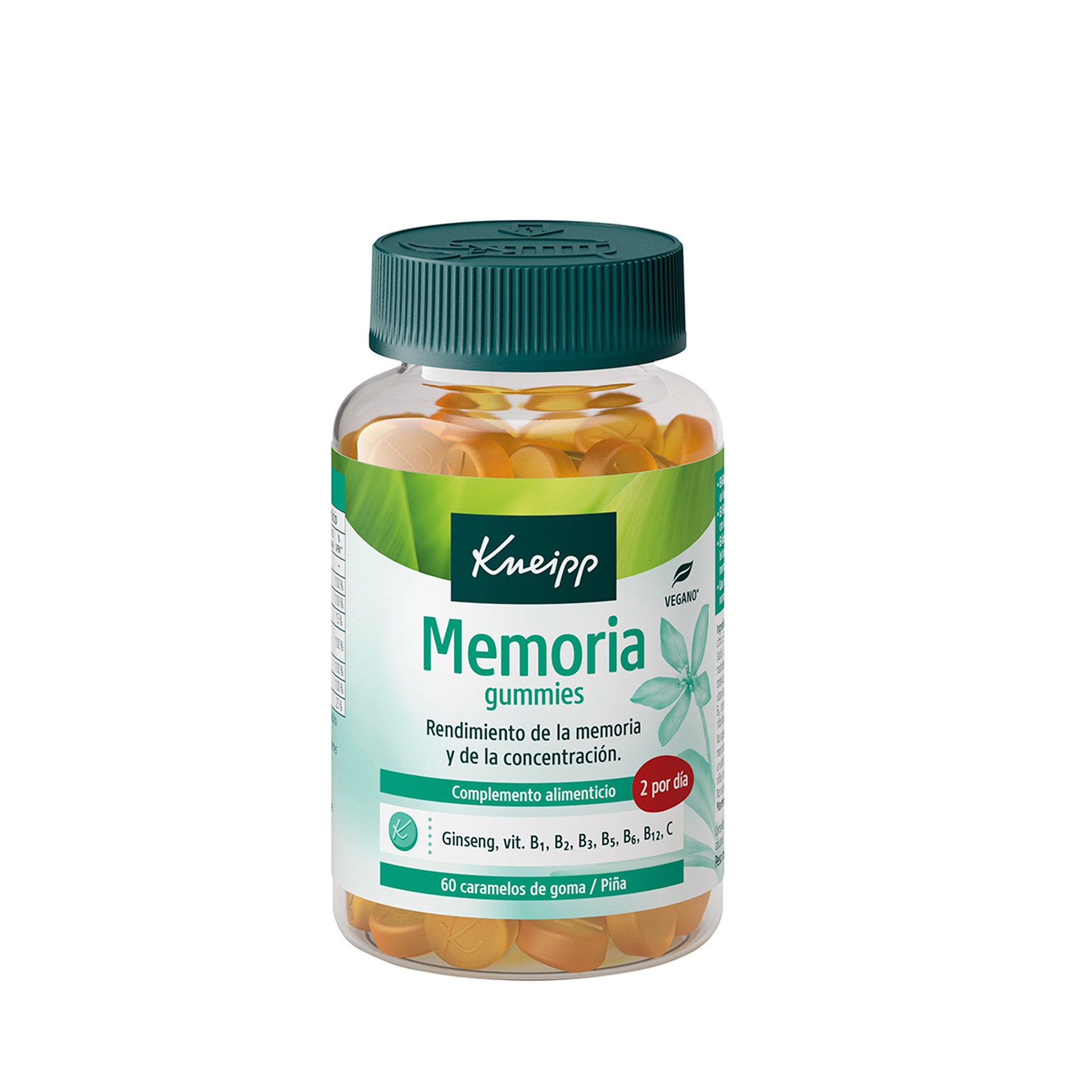 Kneipp Memoria con sabor a piña 60 gominolas